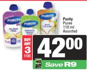 Purity Puree Assorted-For 3 x 110ml