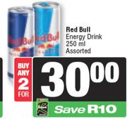Red Bull Energy Drink Assorted-For 2 x 250ml