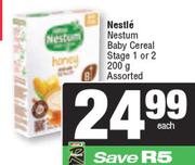 Nestle Nestum Baby Cereal Stage 1 Or 2 Assorted-200g Each