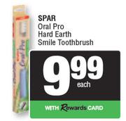 Spar Oral Pro Hard Earth Smile Toothbrush