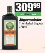 Jagermeister The Herbal Liqueur-750ml