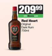 Red Heart Original Dark Rum-750ml