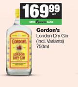 Gordon's London Dry Gin-750ml