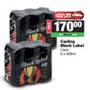 Carling Black Label Cans-For 2 x 6 x 500ml