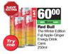 Red Bull The Winter Edition Fuji Apple Ginger Energy Drink Cans-For 4 x 250ml