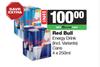 Red Bull Energy Drink Cans-For 2 x 4 x 250ml