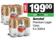 Amstel Premium Lager Cans-For 2 x 6 x 500ml