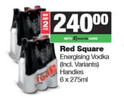 Red Square Energising Vodka Handies-For 2 x 6 x 275ml