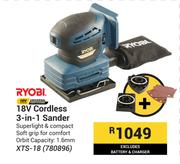 Ryobi 18V Cordless 3 In 1 Sander XTS-18 780896 (Excludes Battery & Charger)