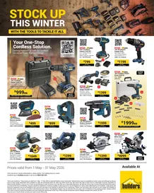 Builders : Ryobi (01 May - 31 May 2026)