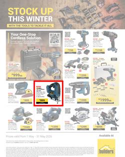 Builders : Ryobi (01 May - 31 May 2026), page 1