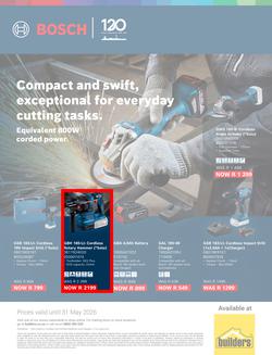 Builders : Bosch (19 May - 31 May 2026), page 1