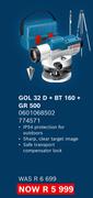 Bosch GOL 32 D + BT 160 + GR 500 0601068502 774571