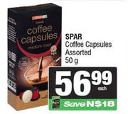 Spar Coffee Capsules Assorted-50g