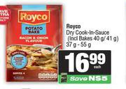 Royco Dry Cook In Sauce-37g-55g