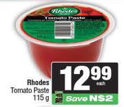 Rhodes Tomato Paste-115g