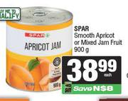 Spar Smooth Apricot Or Mixed Fruit Jam-900g