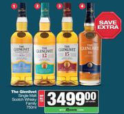   The Glenlivet Single Malt Scotch Whisky Family-750ml For All