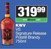   KWV VS Signature Release Potstill Brandy-750ml