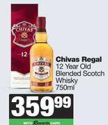   Chivas Regal 12 Year Old Blended Scotch Whisky-750ml