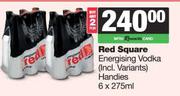    Red Square Energising Vodka Handies-For 2 x 6 x 275ml