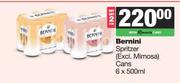    Bernini Spritzer Cans-For 2 x 6 x 500ml