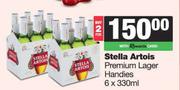    Stella Artois Premium Lager Handies-For 2 x 6 x 330ml