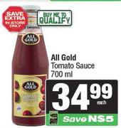 All Gold Tomato Sauce-700ml 