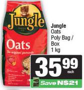 Jungle Oats Poly Bag/ Box-1kg Each