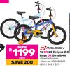 Raleigh 16 Or 20 Eclipse 2.0 Boys Or Girls BMX-Each