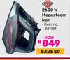 Genesis 2600W Mega Steam Iron 821181