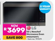 LG 56L Neochef Microwave Oven MS5696HIT 797479