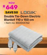 Logik Double Tie Down Electric Blanket 110 x 150cm 850044762