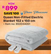 Pure Pleasure Queen Non Fitted Electric Blanket 152 x 150cm 850044051