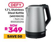 Defy 1.7L Stainless Steel Kettle WK5100JS 850020246