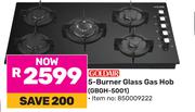 Goldair 5 Burner Blass Gas Hob GBGH-5001