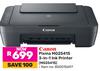 Canon Pixma MG2541S 3 In 1 Ink Printer MG2541S