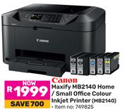 Canon Maxify MB2140 Home/Small Office Colour Inkjet Printer 749825