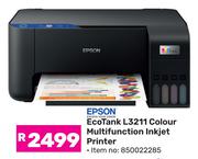 Epson Ecotank L3211 Colour Multifunction Inkjet Printer 850022285