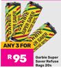 Garbie Super Saver Refuse Bags-For 3 x 20s