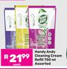 Handy Andy Cleaning Cream Refill Assorted-750ml