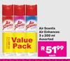 Air Scents Air Enhances Assorted-3 x 200ml