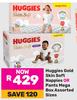 Huggies Gold Skin Soft Nappies Or Pants Mega Box Assorted Sizes