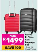 Travelwize Icarus 2 Piece ABS Luggage Set 850003650