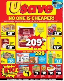 Usave Eastern Cape : No One Is Cheaper (11 May - 24 May 2026)