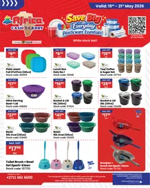 Africa Cash And Carry : Big Save On Everyday Plasticware Essentials (15 May - 21 May 2026)