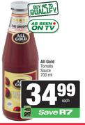 All Gold Tomato Sauce-750ml 