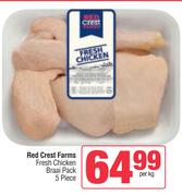 Red Crest Farms Fresh Chicken Braai Pack-5Piece Per Kg