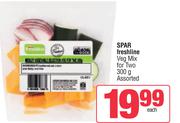 Spar Freshline Veg Mix For Two Assorted-300g Each