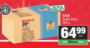    Spar Butter Brick-500g Each